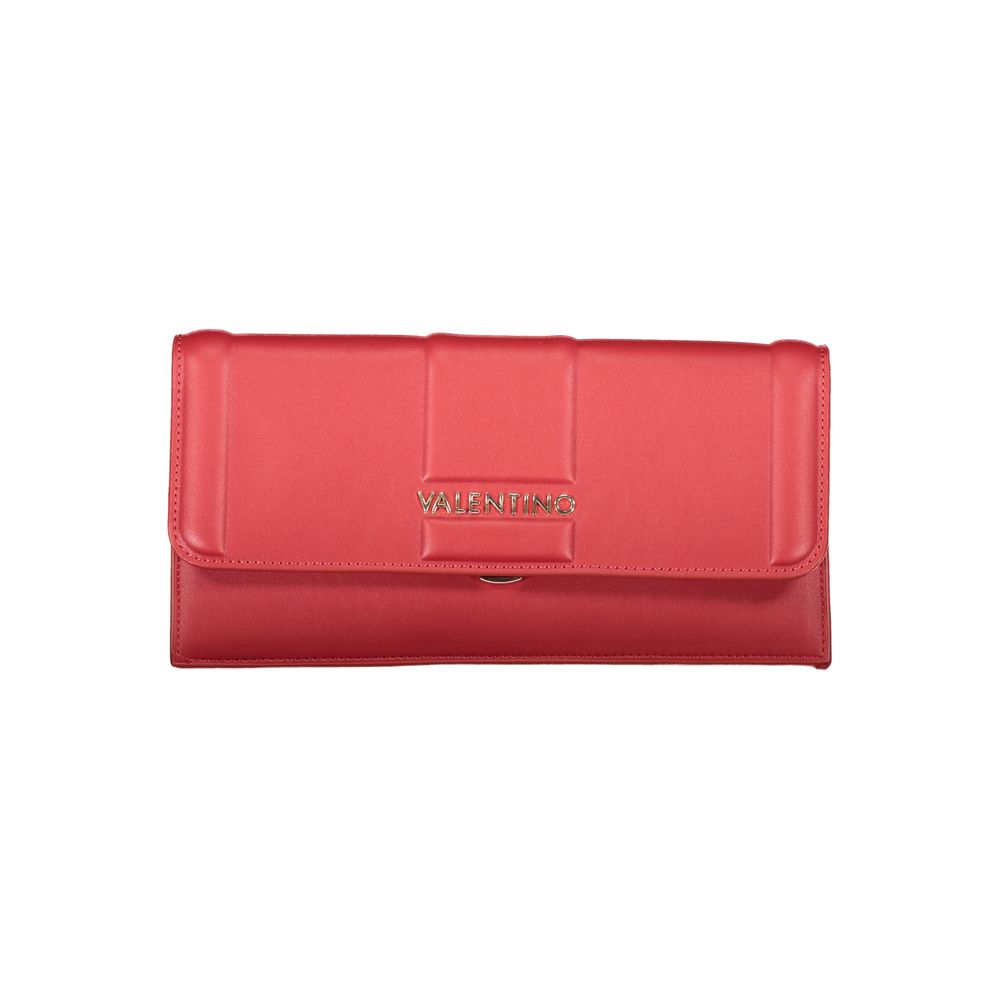 Mario Valentino Rosso Polyurethane Women Clutch | Regal Royce