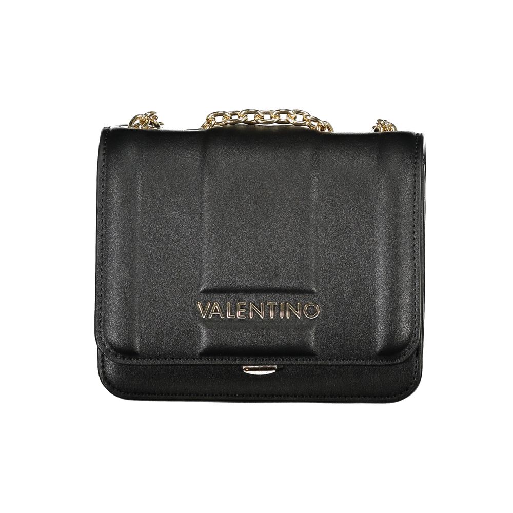Mario Valentino Black Polyurethane Women's Bag | Regal Royce
