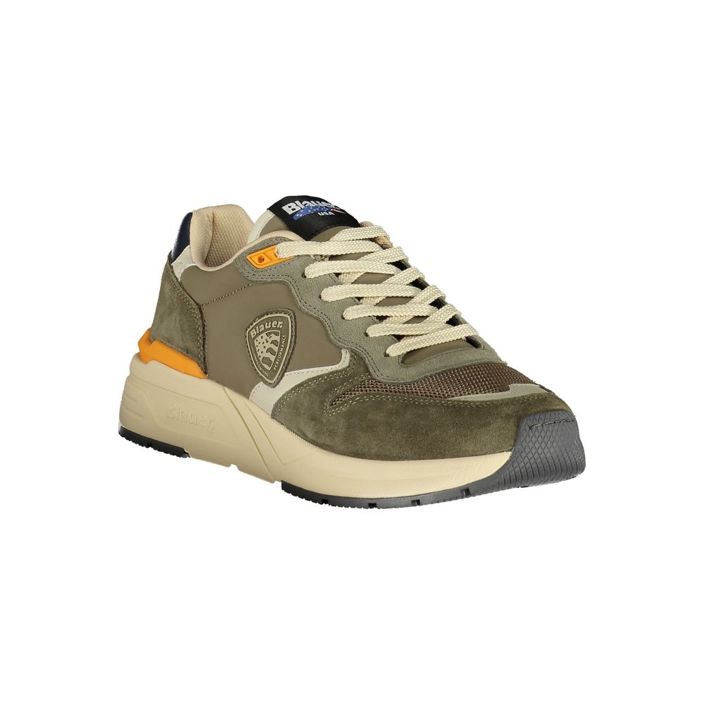 Blauer Verde Polyurethane Men Sneaker | Regal Royce