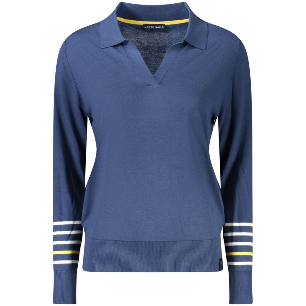 North Sails Blue Viscose Women Sweater | Regal Royce
