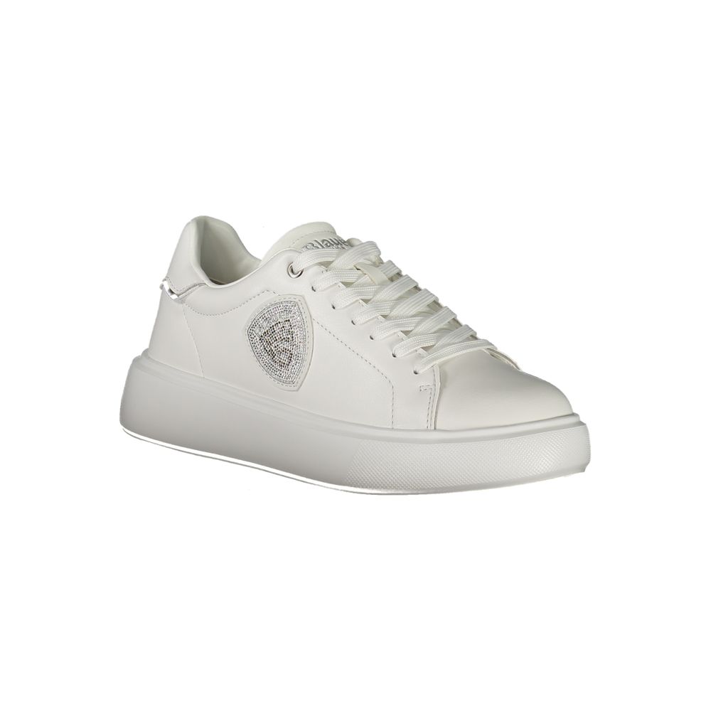 Blauer Bianco Polyurethane Women Sneaker | Regal Royce