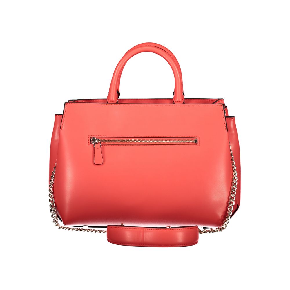 Guess Jeans Red Polyethylene Women Handbag | Regal Royce