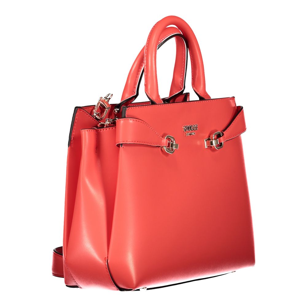Guess Jeans Red Polyethylene Women Handbag | Regal Royce