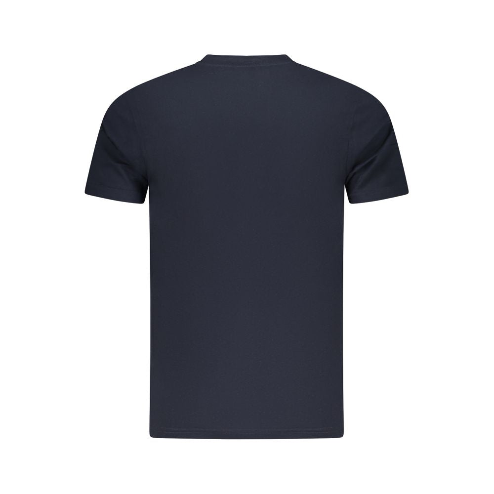 Cavalli Class Blue Cotton Men T-Shirt | Regal Royce