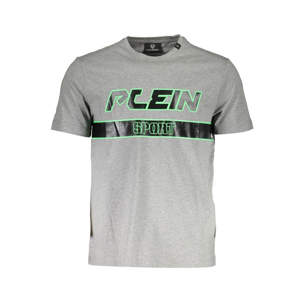 Plein Sport Brown Cotton Men T-Shirt | Regal Royce