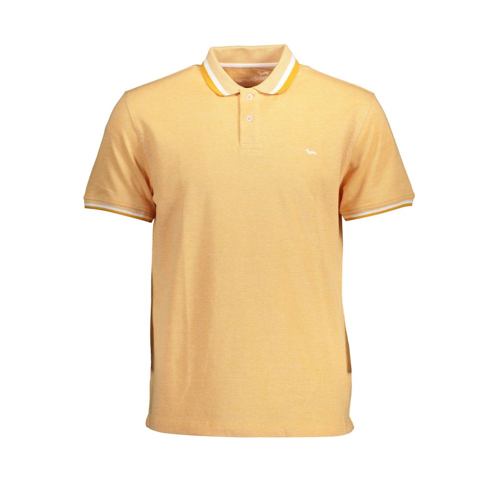 Harmont & Blaine Arancione Cotton Men Polo | Regal Royce
