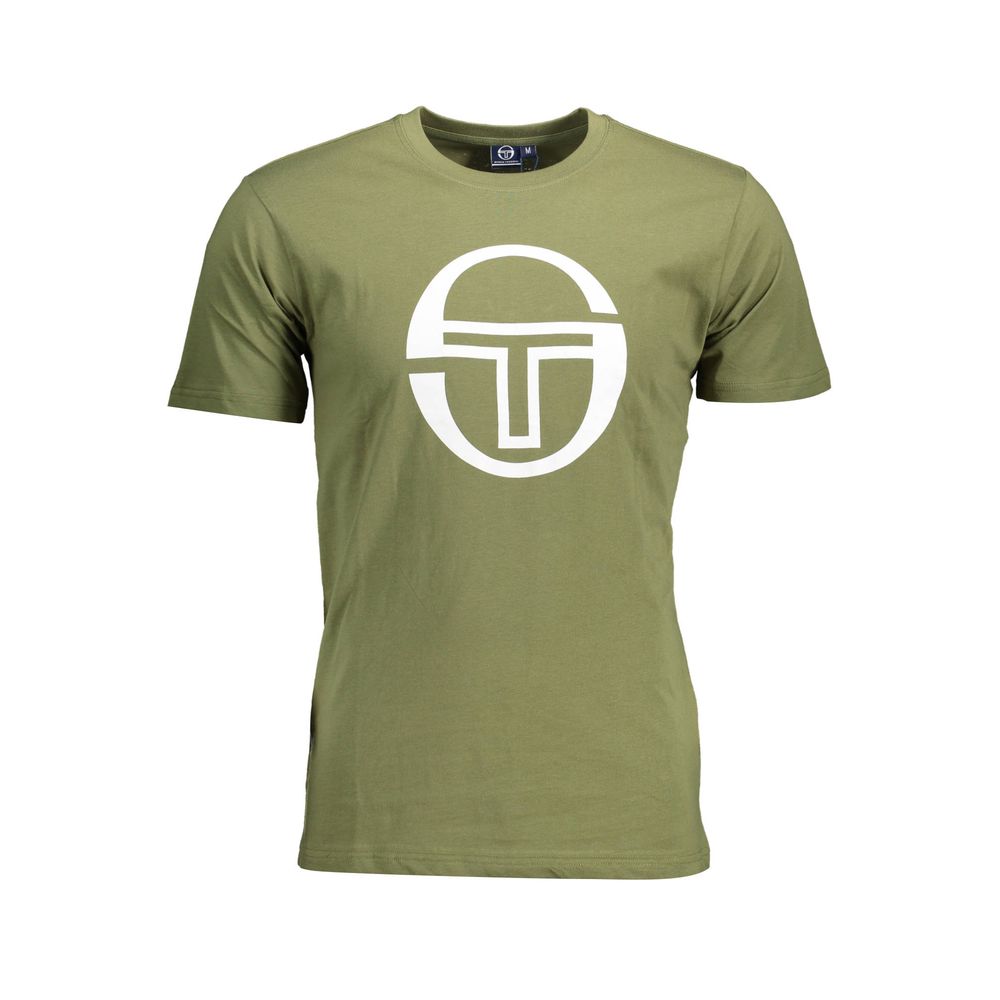 Sergio Tacchini Verde Cotton Men's T-Shirt | Regal Royce