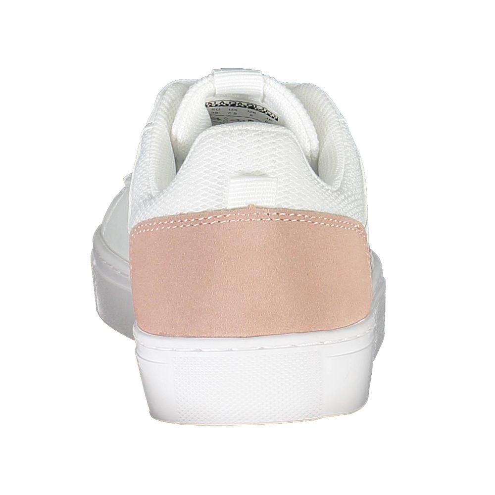 Napapijri Bianco Leather Women Sneaker | Regal Royce
