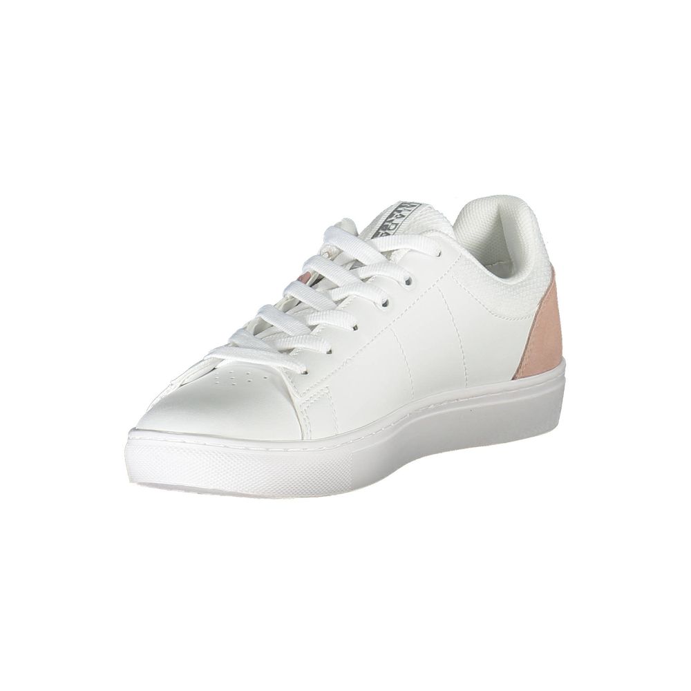 Napapijri Bianco Leather Women Sneaker | Regal Royce