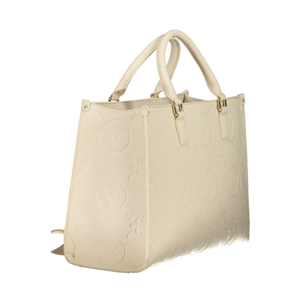 Mario Valentino Beige Polyethylene Women Handbag | Regal Royce