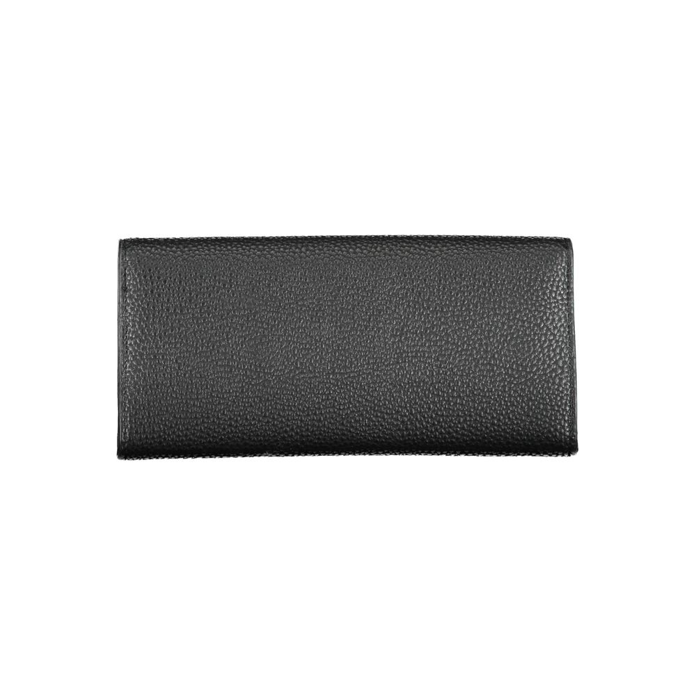 Tommy Hilfiger Black Polyurethane Women Wallet | Regal Royce
