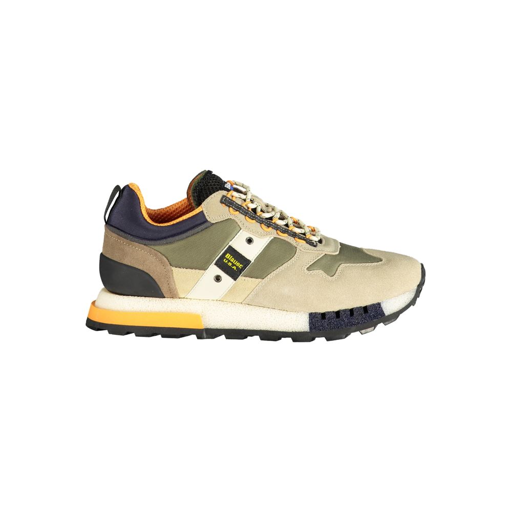 Blauer Verde Polyurethane Men Sneaker | Regal Royce