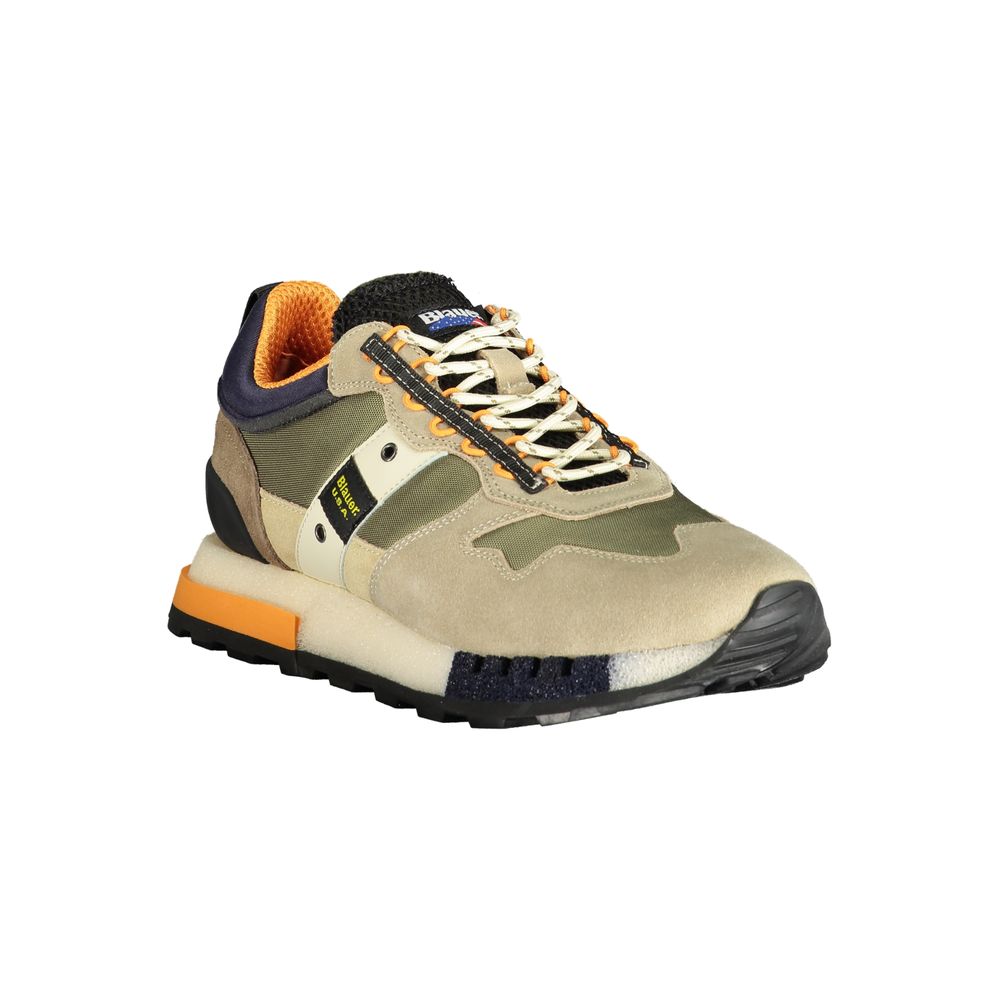 Blauer Verde Polyurethane Men Sneaker | Regal Royce