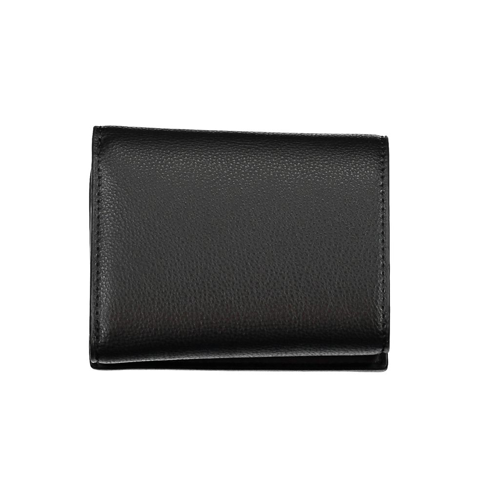 Tommy Hilfiger Black Polyurethane Women Wallet | Regal Royce
