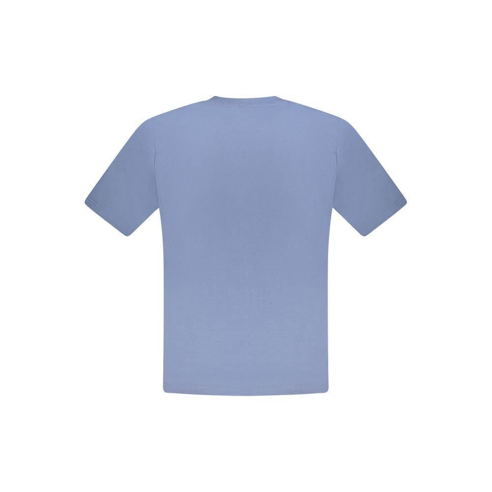 North Sails Blue Cotton Men T-Shirt | Regal Royce