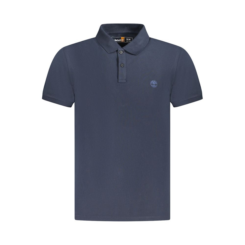 Timberland Blue Cotton Men Polo | Regal Royce
