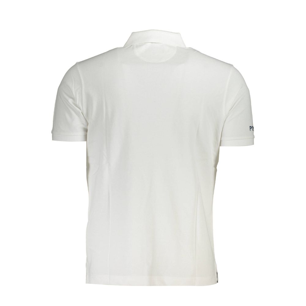 La Martina White Cotton Men Polo Shirt | Regal Royce