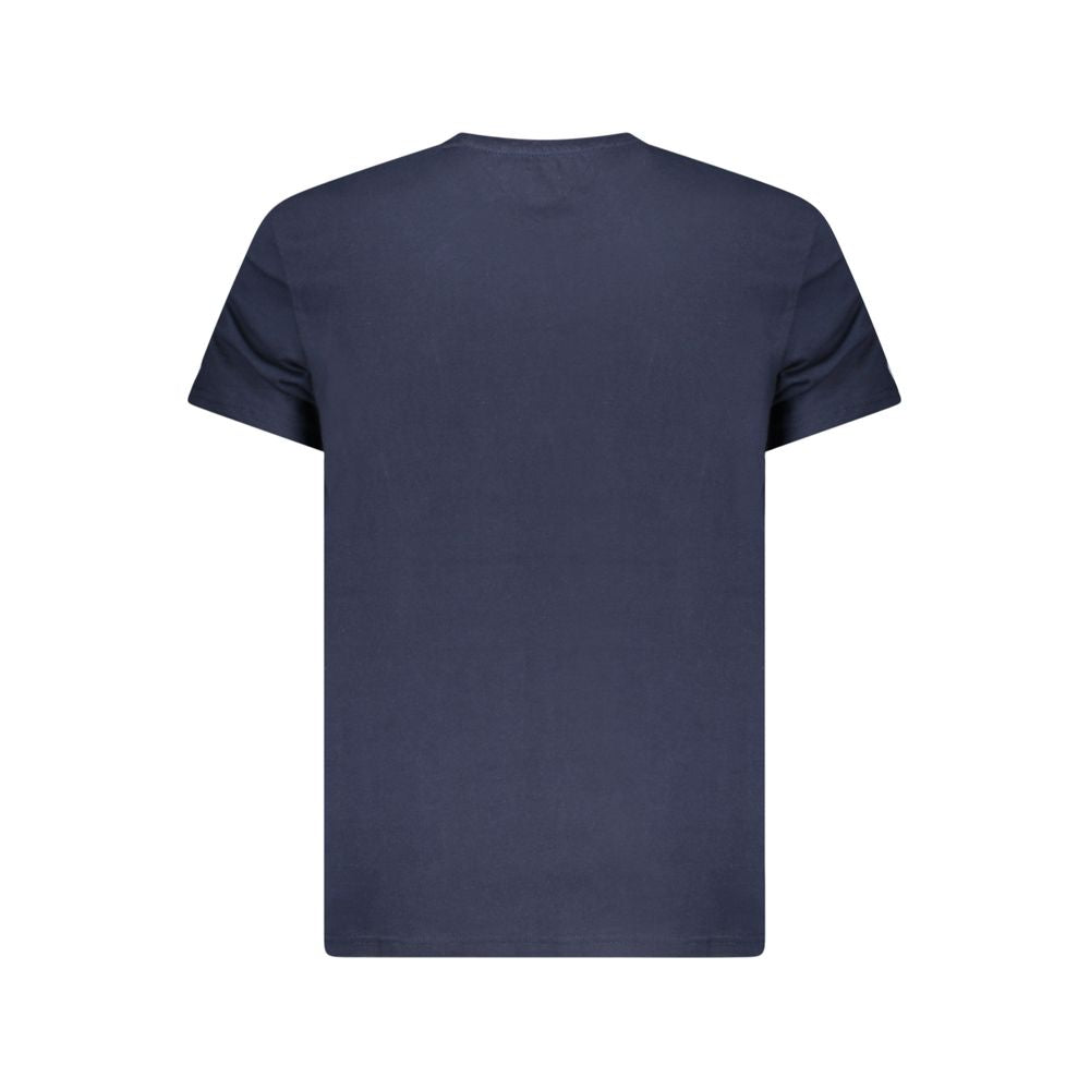 Tommy Hilfiger Blue Cotton Men T-Shirt | Regal Royce