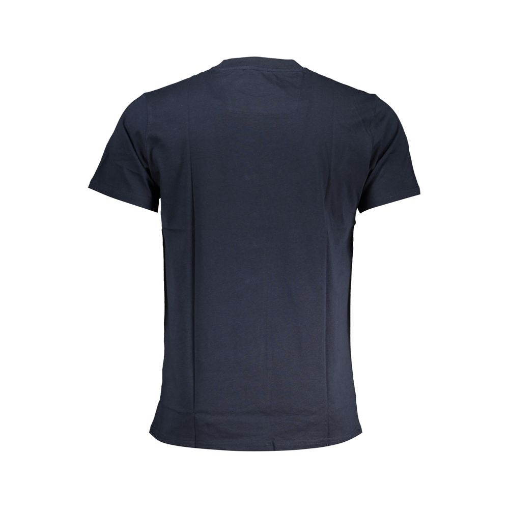 Cavalli Class Blu Cotton Men T-Shirt | Regal Royce