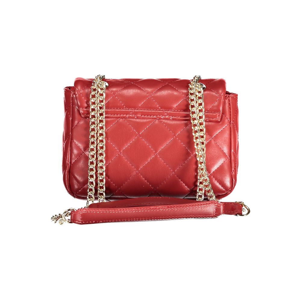 Mario Valentino Rosso Polyurethane Women Shoulder Bag | Regal Royce