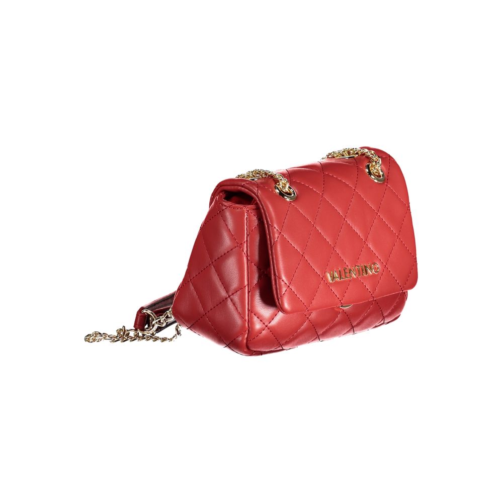 Mario Valentino Rosso Polyurethane Women Shoulder Bag | Regal Royce