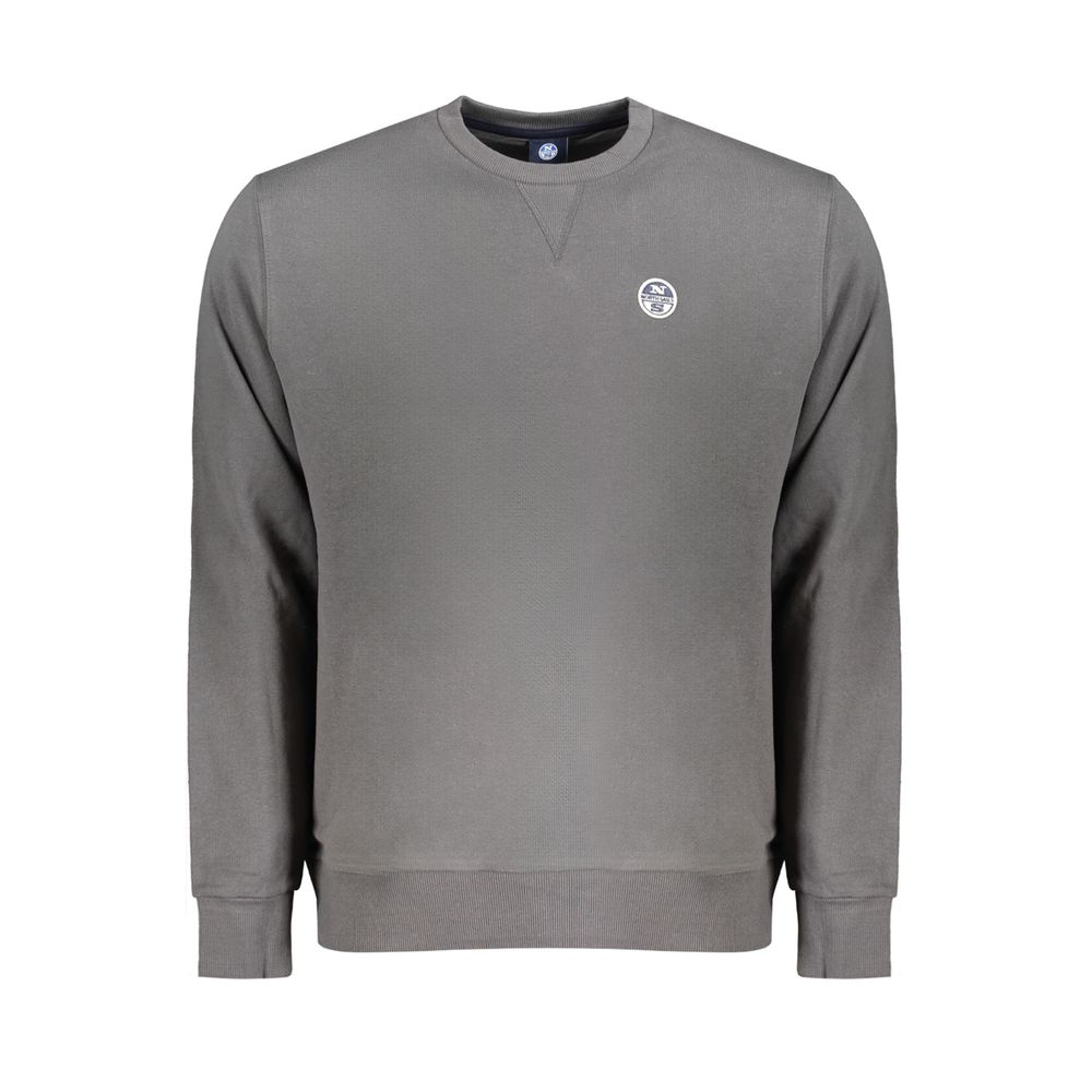 North Sails Grigio Cotton Men Sweatshirt | Regal Royce