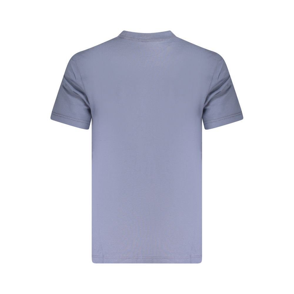 Calvin Klein Blue Cotton Men T-Shirt | Regal Royce