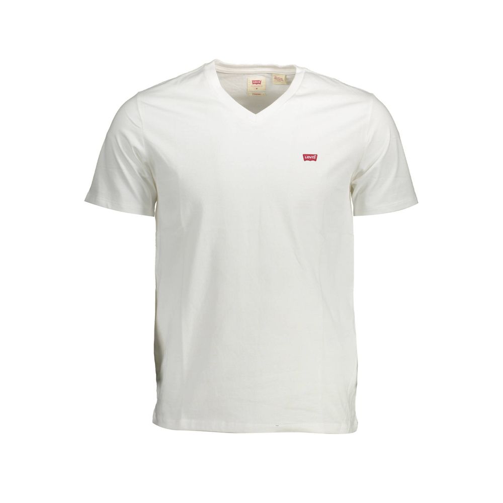 Levi's White Cotton Men T-Shirt | Regal Royce