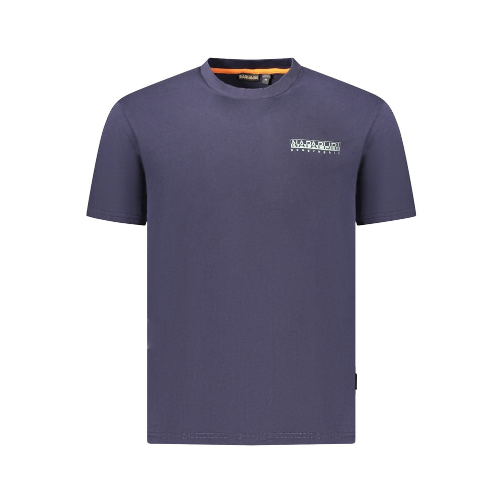Napapijri Blue Cotton Men's T-Shirt | Regal Royce