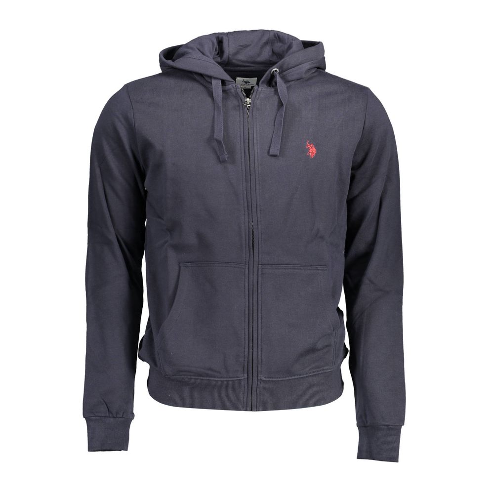 U.S. POLO ASSN. Blue Cotton Men's Hoodie | Regal Royce