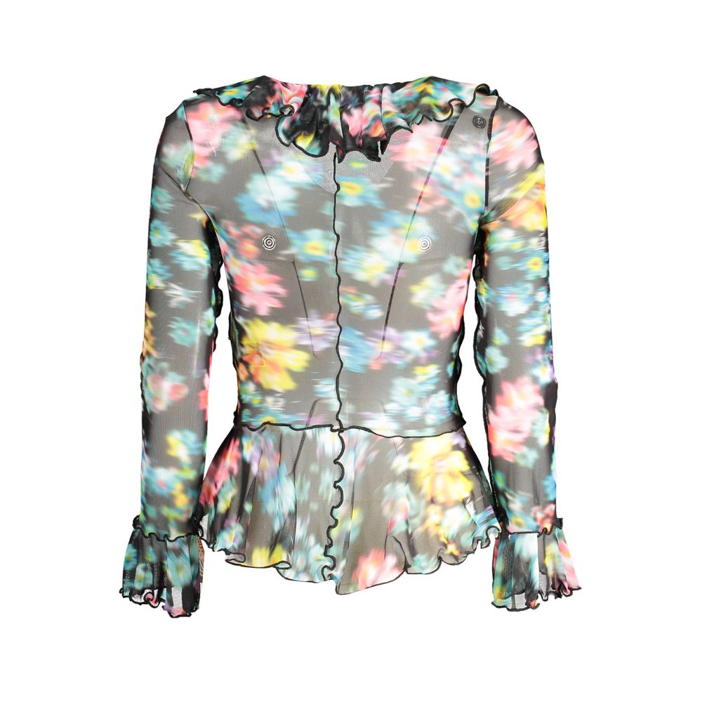 Desigual Black and Multicolor Polyester Shirt | Regal Royce