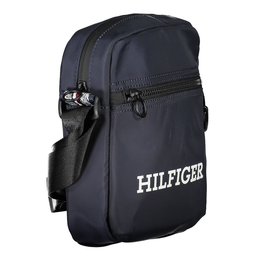 Tommy Hilfiger Blue Polyester Men Shoulder Bag | Regal Royce