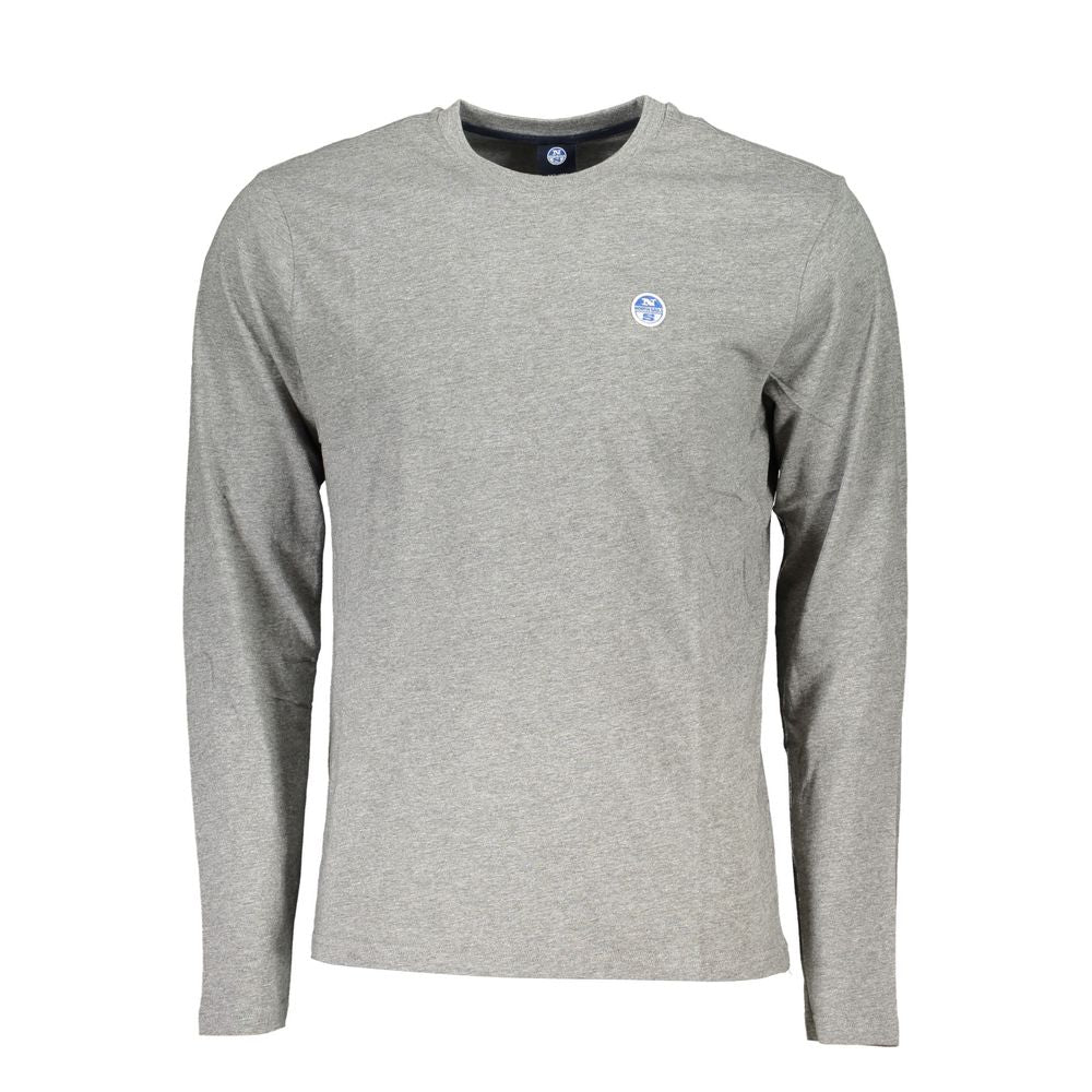 North Sails Grigio Cotton Men T-Shirt | Regal Royce