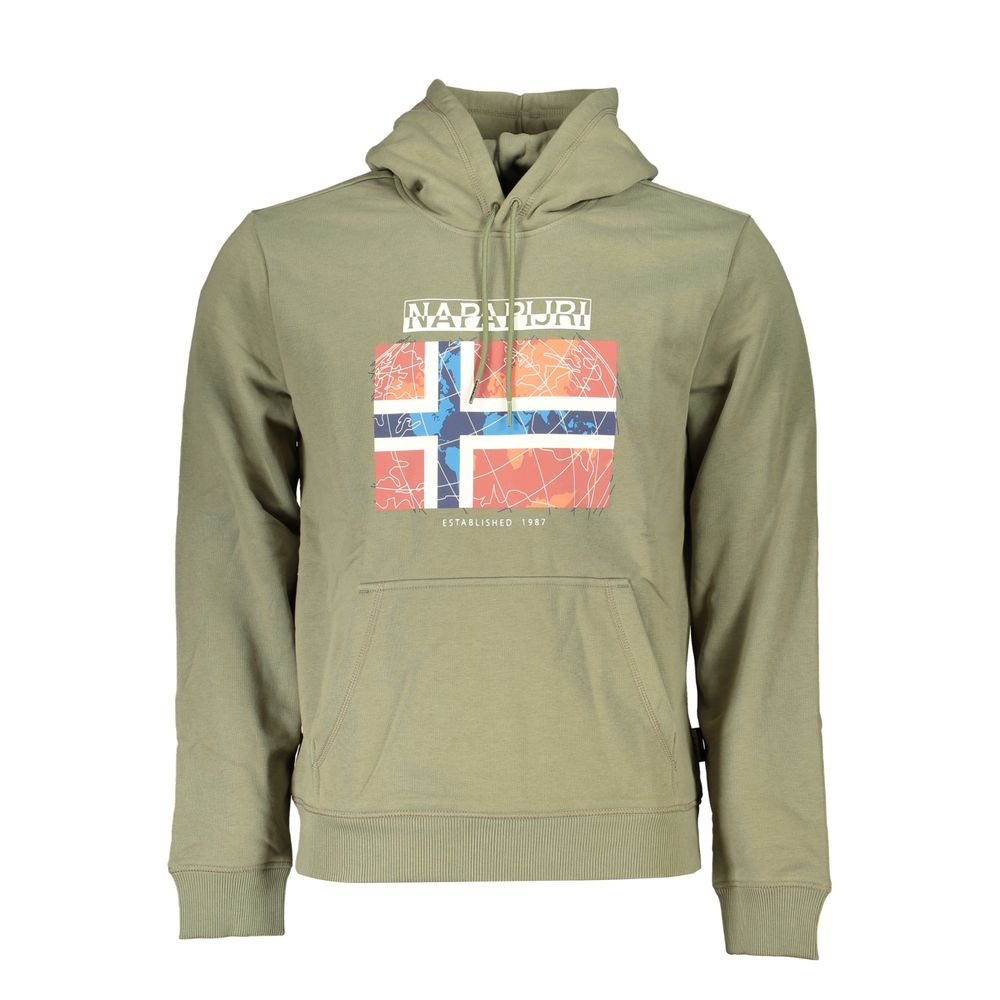 Napapijri "Verde Cotton Men's Sweatshirt with Hood" | Regal Royce