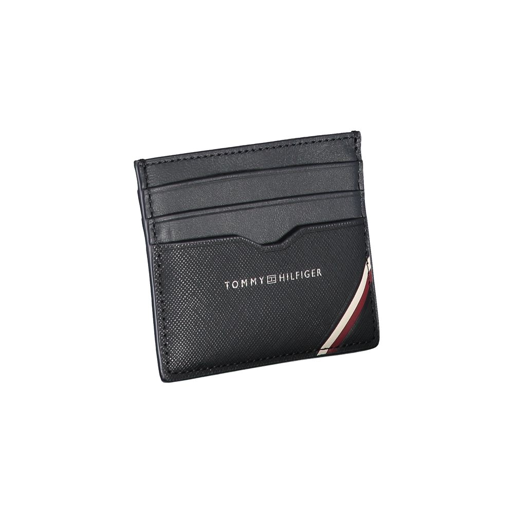 Tommy Hilfiger Blue Leather Men Wallet | Regal Royce