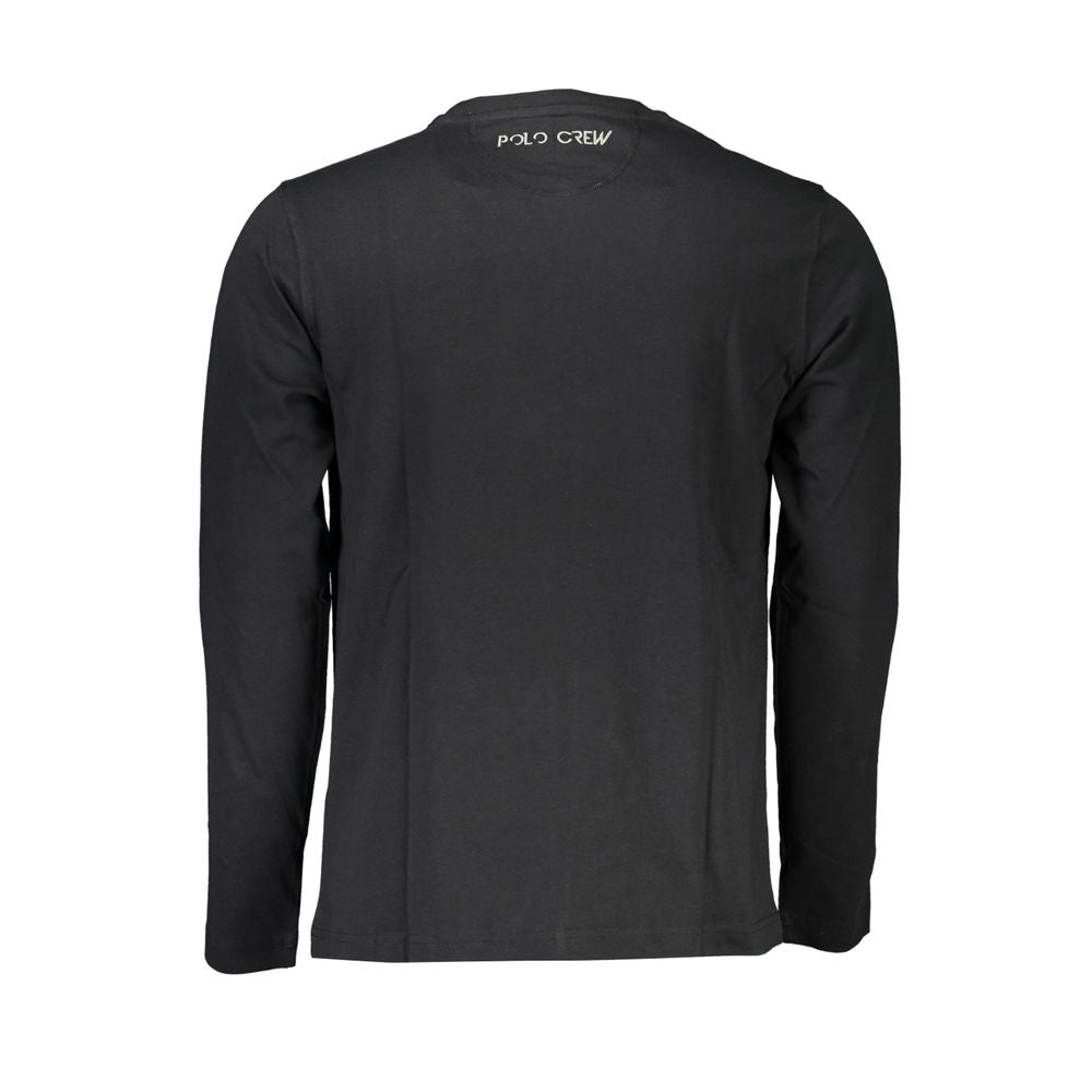 La Martina Black Cotton Men's T-Shirt | Regal Royce