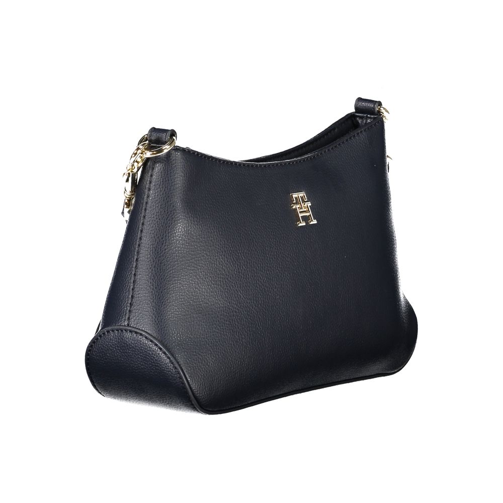 Tommy Hilfiger Blue Polyester Women Shoulder Bag | Regal Royce