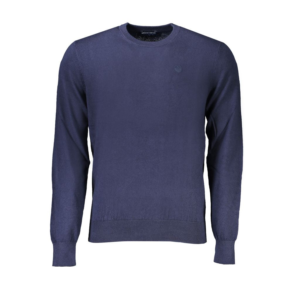 North Sails Blue Cotton Men Sweater | Regal Royce