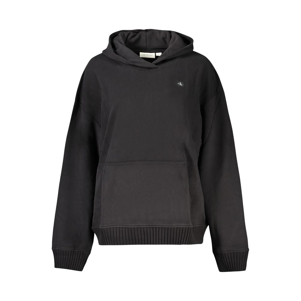 Calvin Klein Black Cotton Women Sweatshirt | Regal Royce