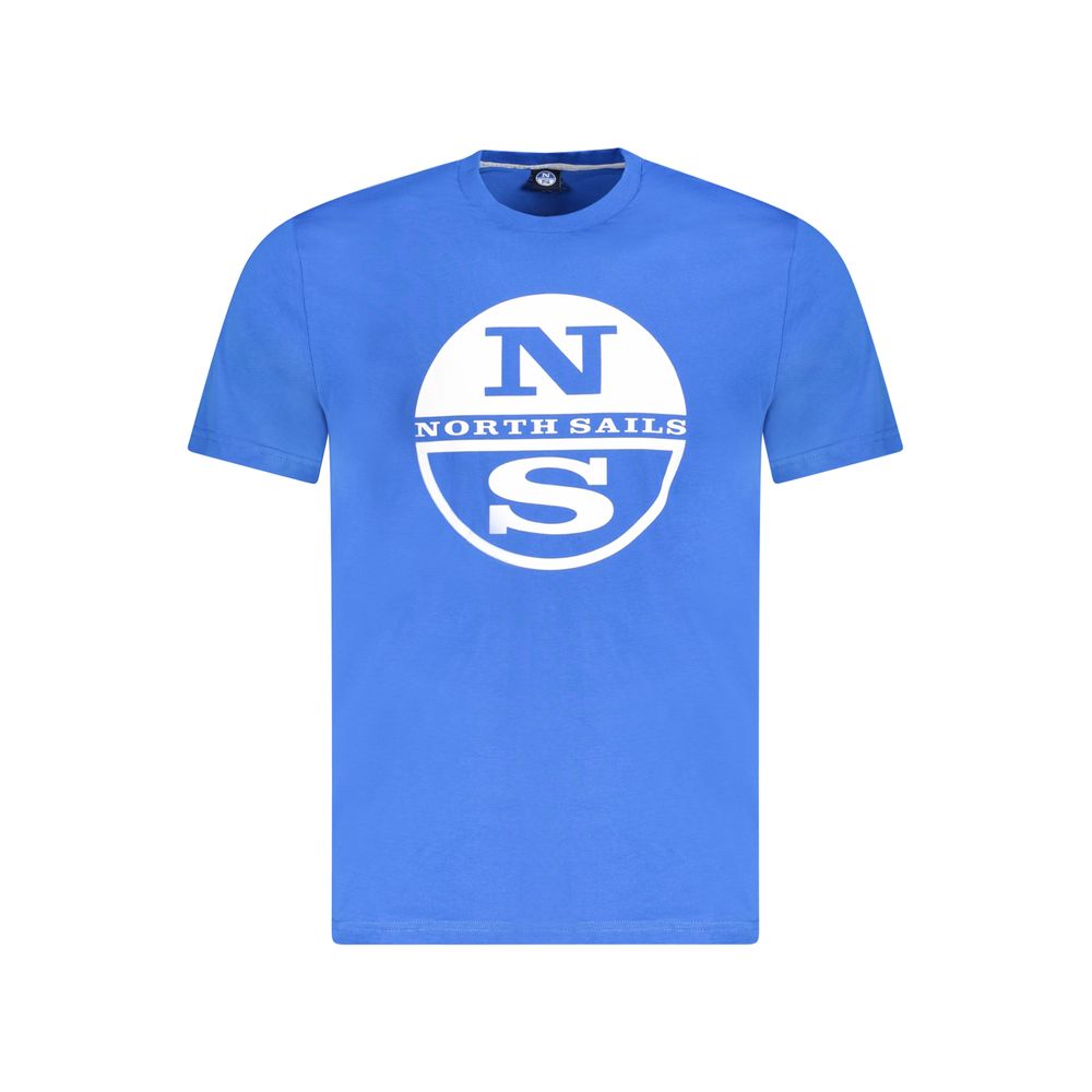 North Sails Blue Cotton Men's T-Shirt | Regal Royce