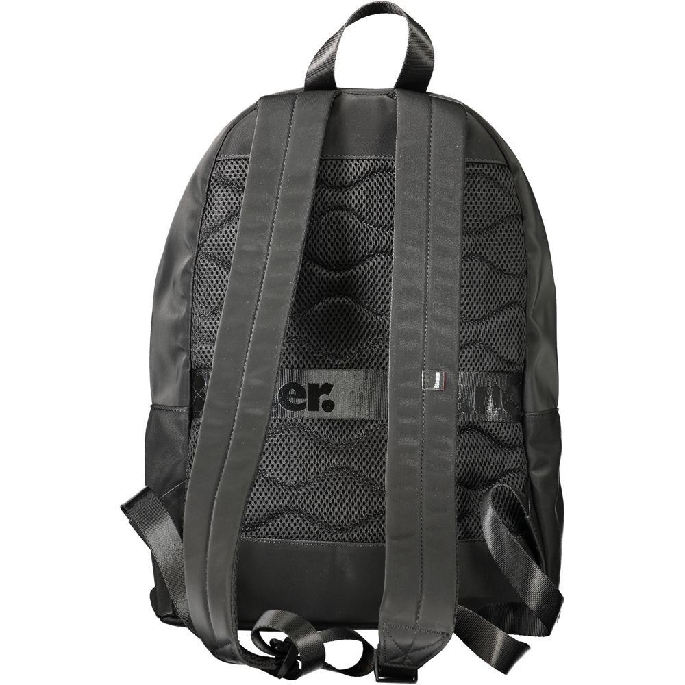 Blauer Black Polyester Men Backpack | Regal Royce