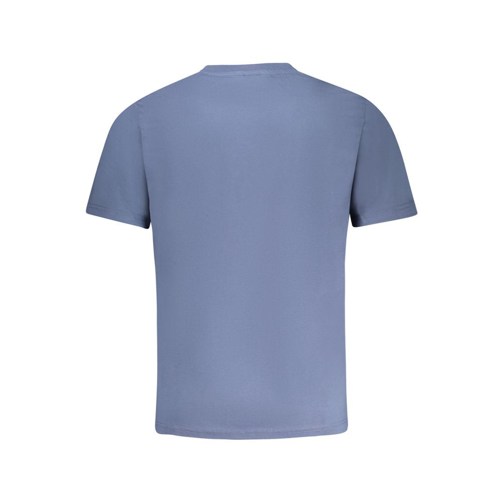 North Sails Blue Cotton Men T-Shirt | Regal Royce