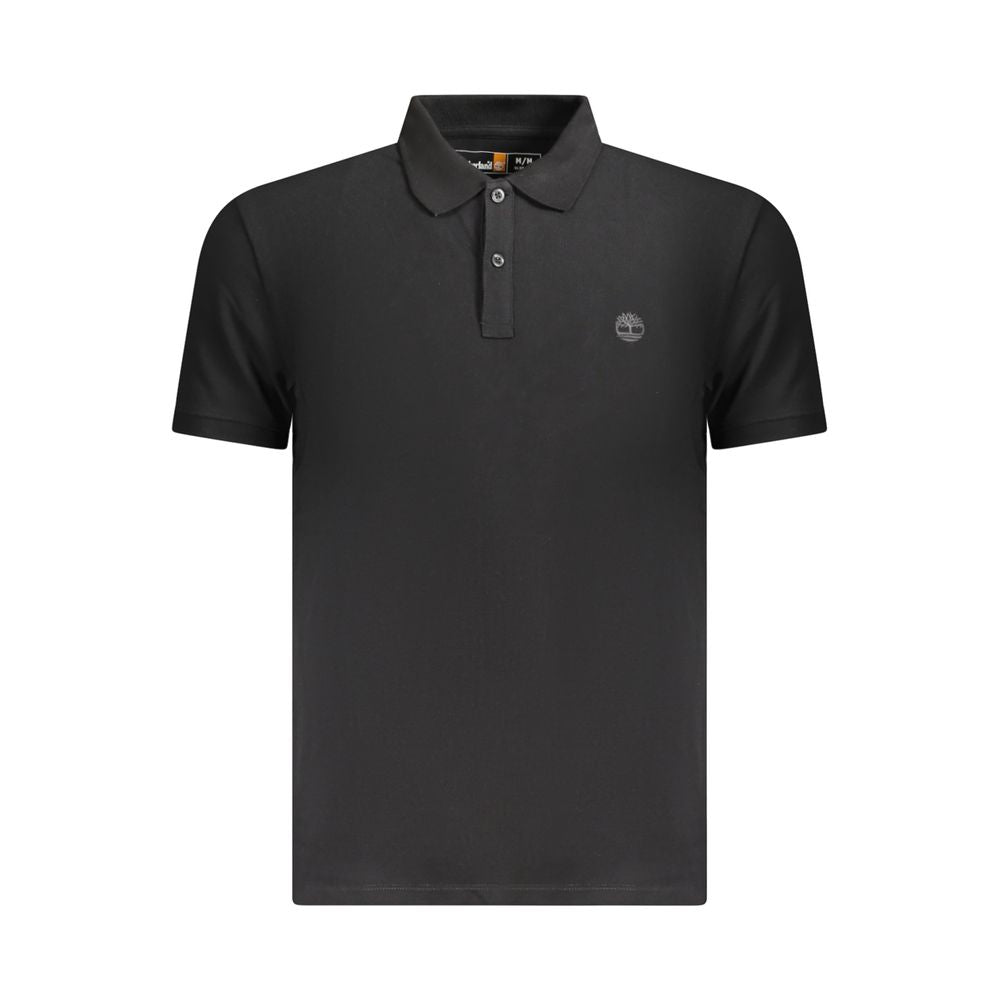 Timberland Black Cotton Men Polo Shirt | Regal Royce