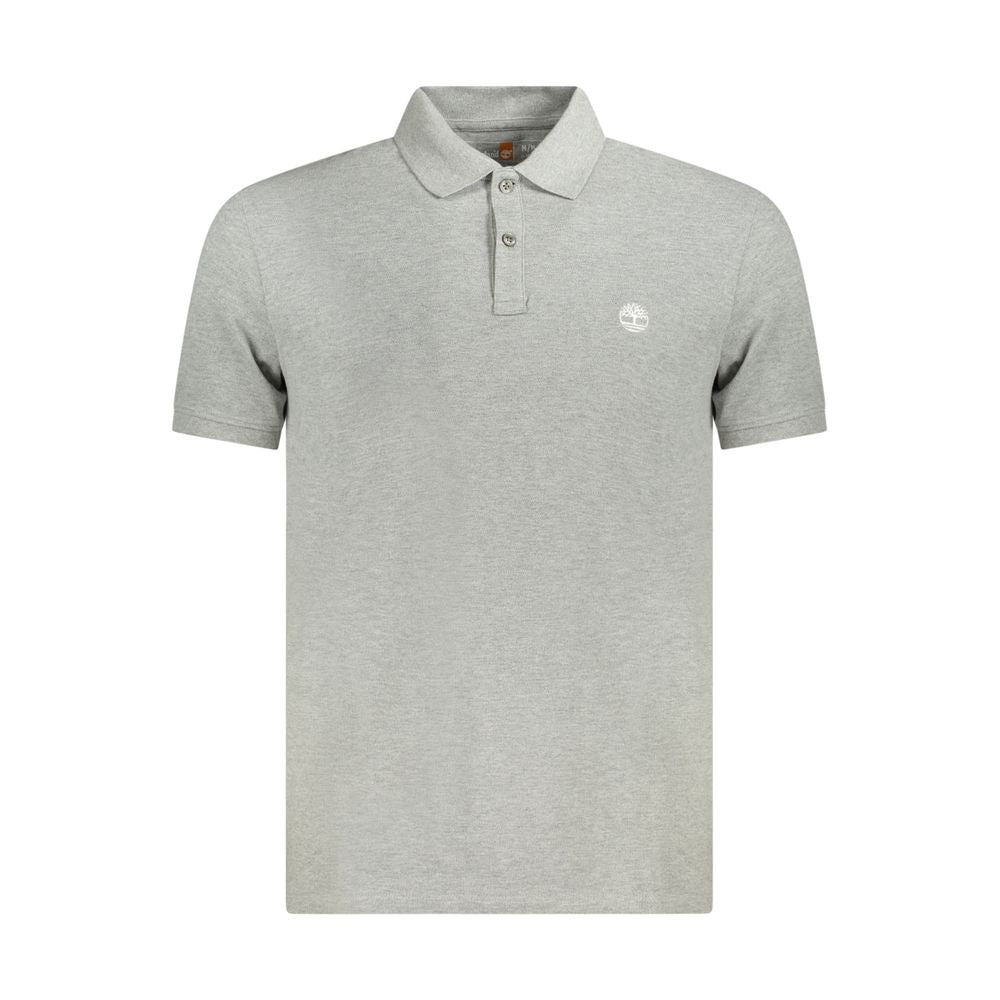 Timberland "Gray Cotton Men Polo Shirt" | Regal Royce