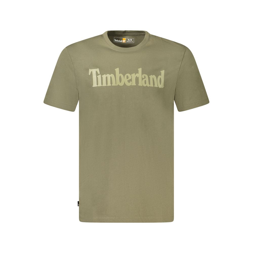 Timberland Green Organic Cotton Men T-Shirt | Regal Royce