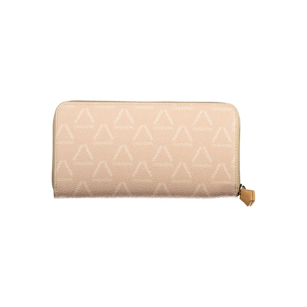 Mario Valentino Beige Polyurethane Women Wallet | Regal Royce