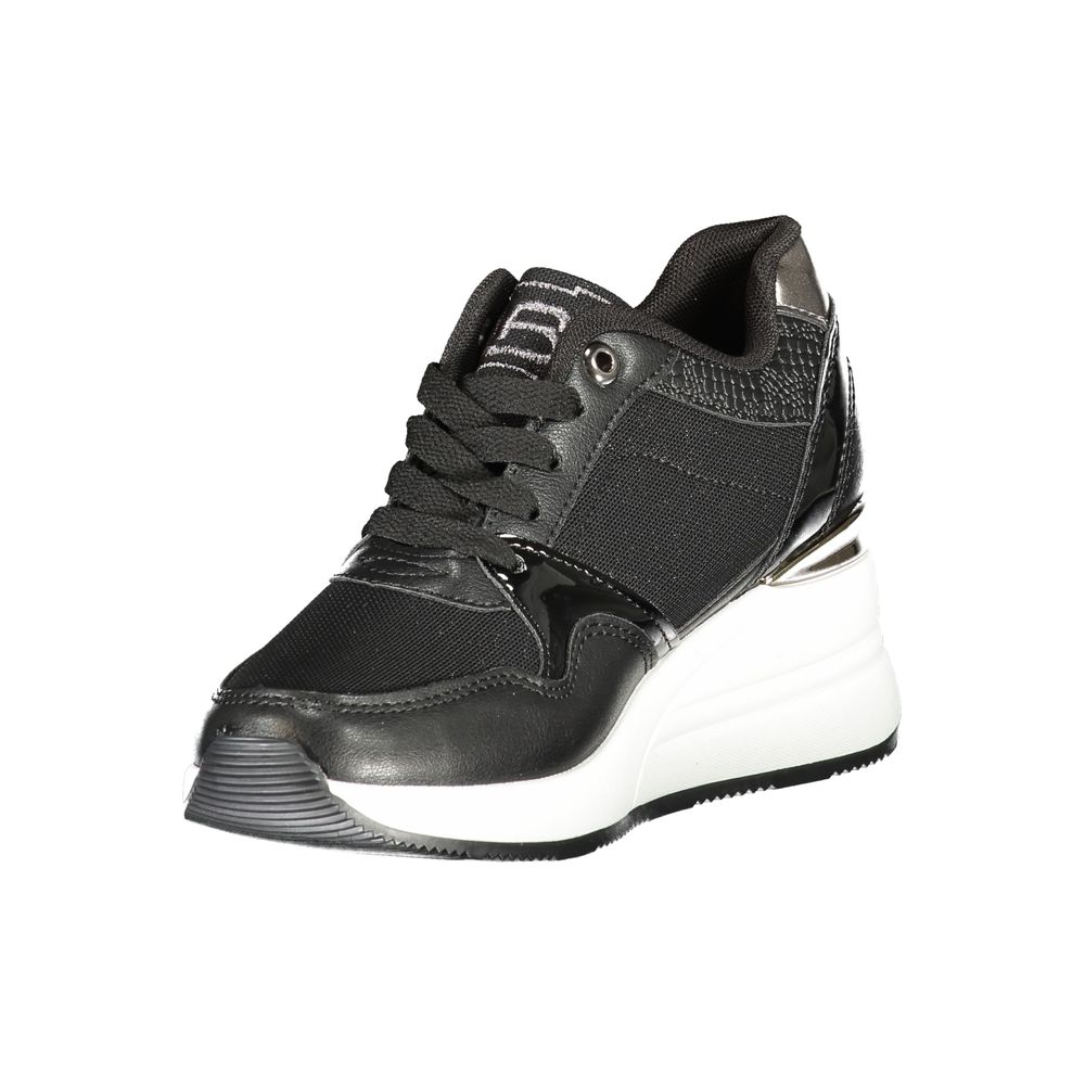Laura Biagiotti Black Polyester Sneaker | Regal Royce
