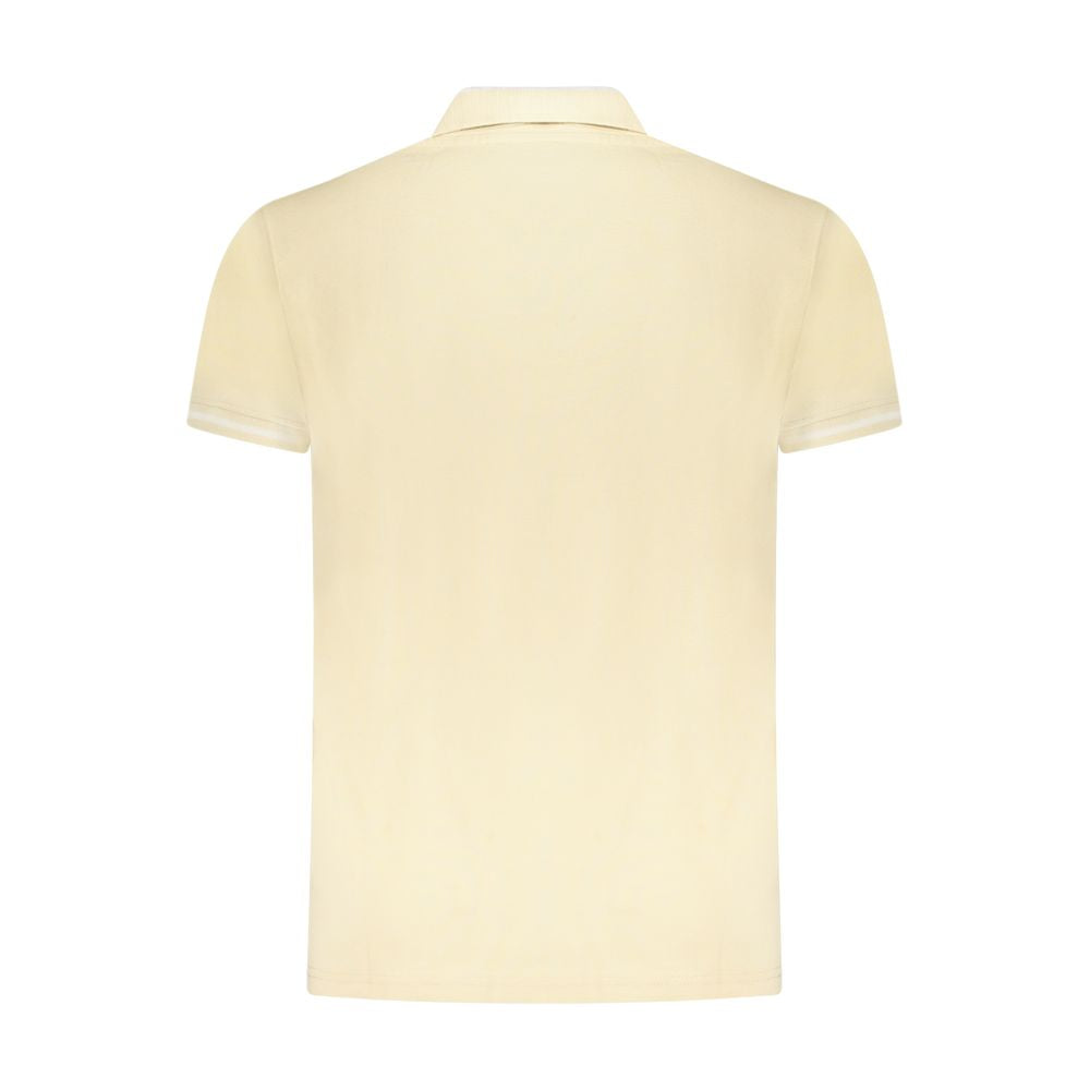 Cavalli Class Beige Cotton Men Polo Shirt | Regal Royce