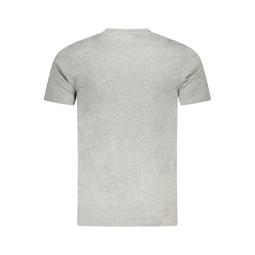 Cavalli Class Grigio Cotton Men T-Shirt | Regal Royce