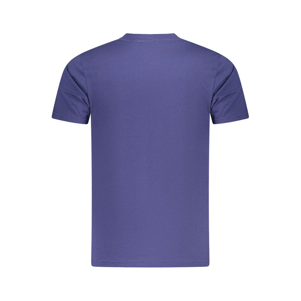 Cavalli Class Blu Cotton Men T-Shirt | Regal Royce